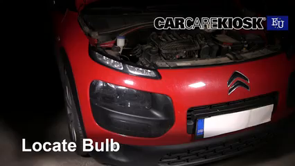 2015 Citroen C4 Cactus Feal 1.2L 3 Cyl. Turbo Éclairage Feu antibrouillard (remplacer l'ampoule)